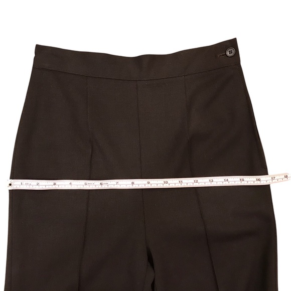 Valentino Miss V Gruppo GFT wool blend brown dress pants size 40/6 Tapered - Picture 10 of 15